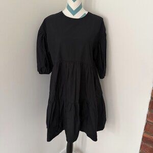 A New Day Black Tiered Mini Dress